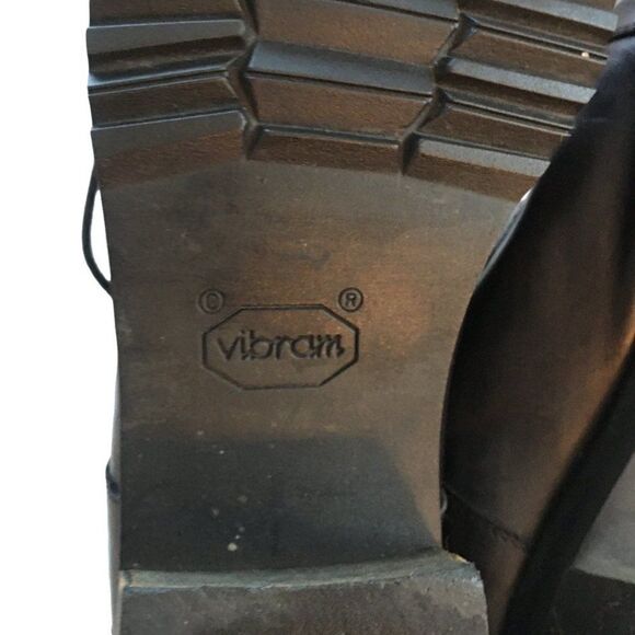Vibram Ankle Boots 36 EU Black Leather Fur - Picture 10 of 14